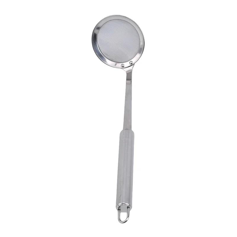 

Stainless Steel Fine Mesh Wire Multi - functional Kitchen Filter Spoon Oil Skimmer Strainer Fried Food Net Kitchen Gadgets