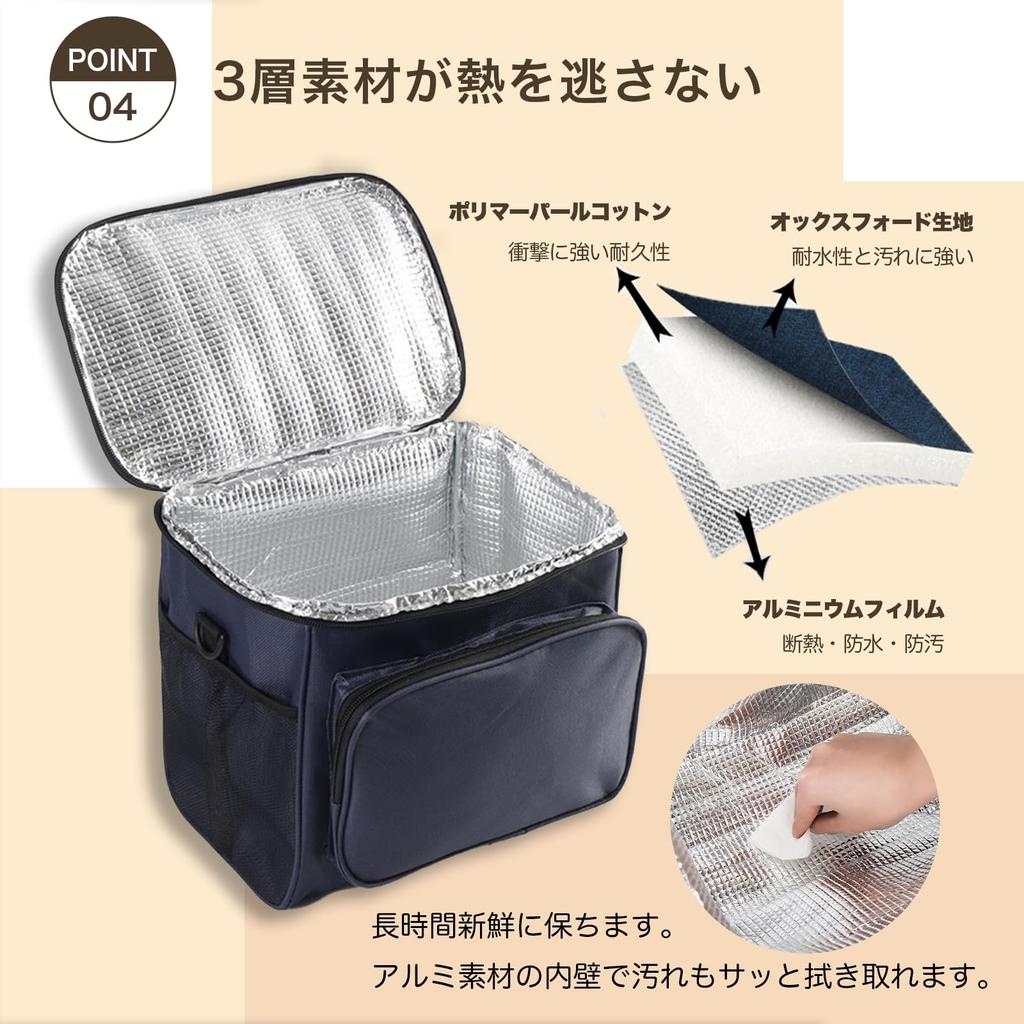 Dotcom Prime Cooler Box Ice Box Cooler Bag Large Capacity Lunch Box Lightweight GL