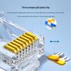 WOPU Cat5e RJ45 Gold-plated Ethernet Connector