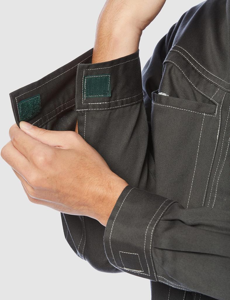 [COCOS Nobuoka] 860 Waterproof Pocket Coverall, Charcoal, 5L