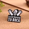 Creative Cartoon English Alphabet Series Alloy Brooch Fashion Versatile Metal Badge Clothes Accessories Clothing