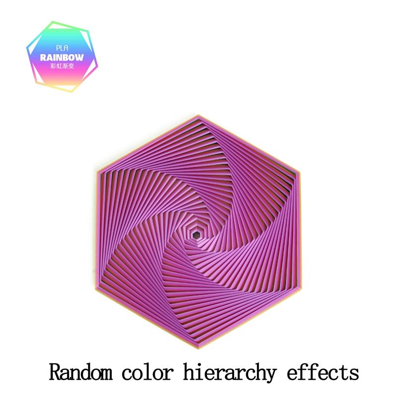 3D Printed Fractal Fidget Hexagon Home Decor Creative Decompression Hexagon Various Shape New Year Gift Desktop Ornament Kid Toy