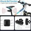 Smart Bike Tail Lights Rechargeable Wireless Bicycle Anti-Theft Vibration Alarm