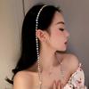 Luxury Crystal Wide Edge Hairband Women Hair Accessories Baroque Full Diamond Chain Hair Hoop Make up Rhinestone Headbands