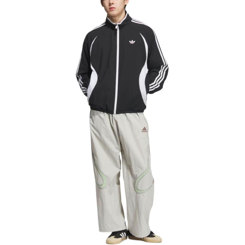 adidas Originals Ss25 Teamgeist Tracksuit Bottoms Woven Loose Fashion Versatile Sports Long Pants Men Bottoms KF4943