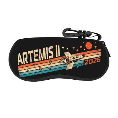 Artemis II 2026 Glasses Case  Sunglasses Case Pocket Retro Eyewear Storage Portable Men Women Eyeglass Protector