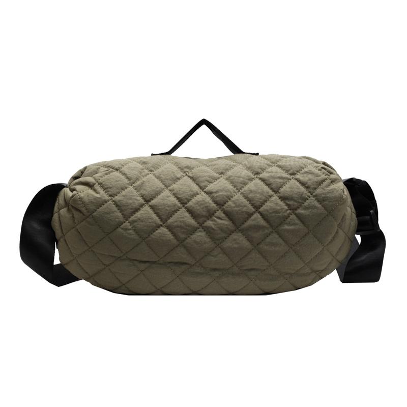 

Большая вместительная сумка-хобо, женская сумка через плечо, сумка для поездок на работу, однотонная сумка через плечо зелёный