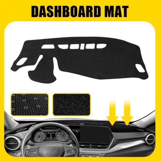 For Chevy Trax 2024-2025 Car Dashboard Dash Mat Non-slip Sun Shade Pad Black EXV