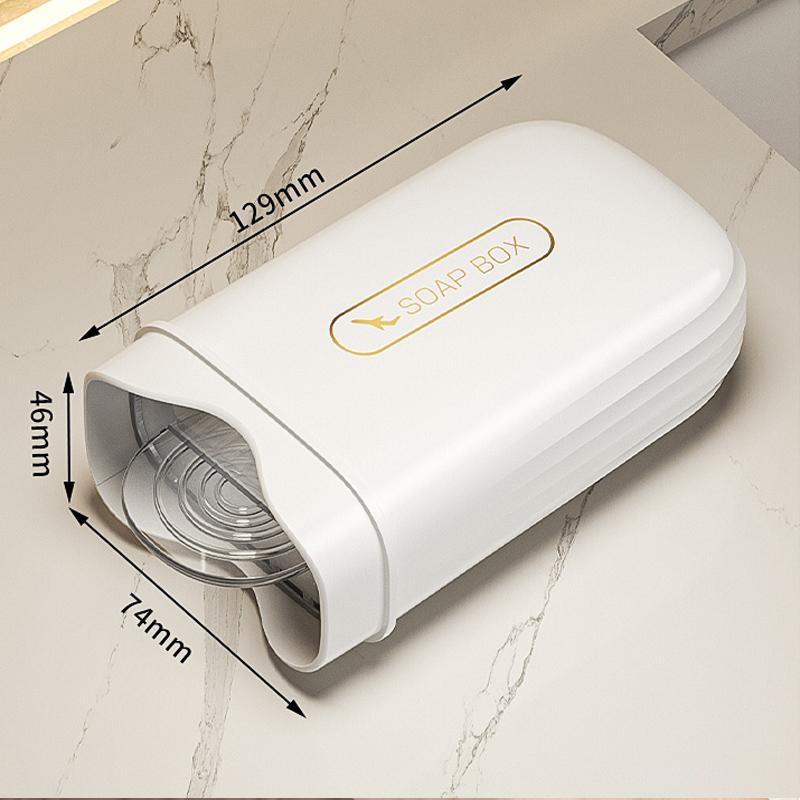 

Новая портативная дорожная мыльница двух цветов, водонепроницаемая, стильная, компактная, удобная для переноски, выдвижного типа, для хранения в ванной, герметичная коробка