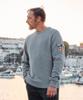 Geonjiulleunseu Cotton Raglan Pocket Sweater - Melange Grey