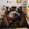 3D Eagle Printing Duvet Covers Children Teens Home Bedclothes Single Twin Bedroom Decor Polyester Bedspreads