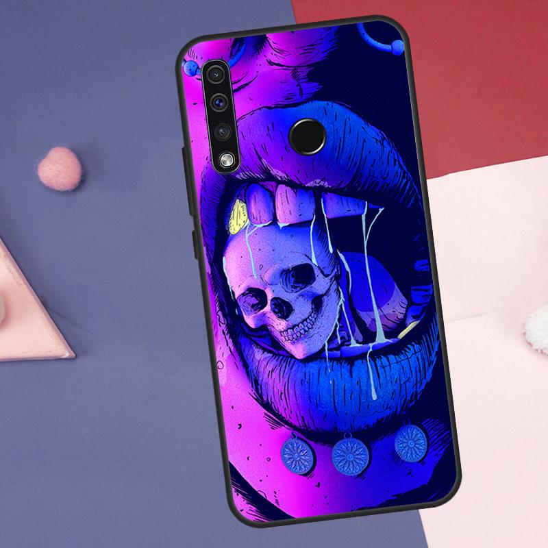 Skull Trippy Octopus Case For Huawei Nova Y72 Y73 Y70 Y90 Y60 Y61 Y91 12s 12i 11i 8i 9 10 SE P30 P40 Lite P60 Pro