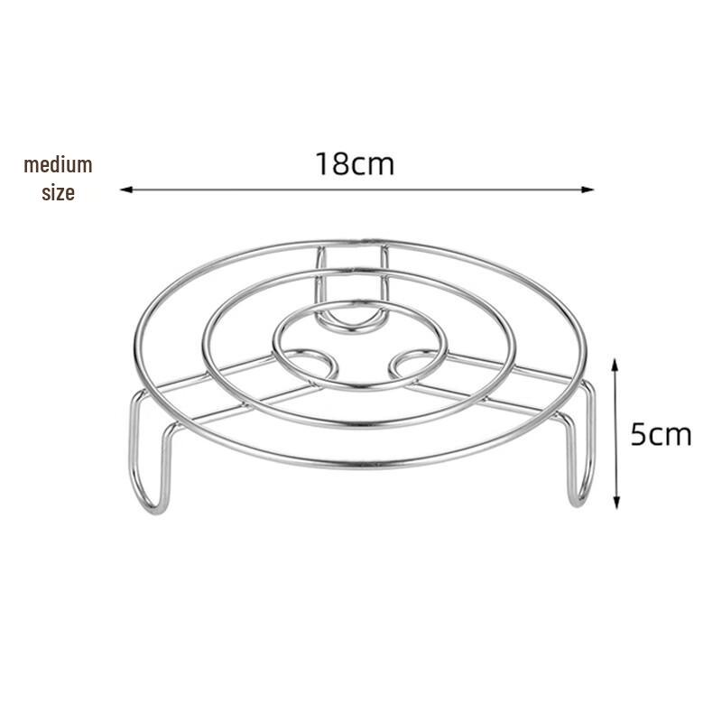 ZISIZ Stainless Steel Steamer Rack