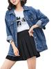 Women's Spring and Autumn Long Sleeve Denim Jacket