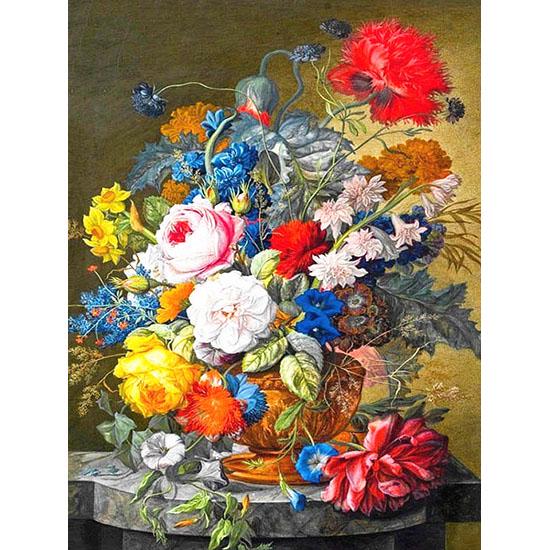 

5D DIY Алмазная картина цветок Полный квадратный алмаз стразами Вышивка Крестом 30*40 cm