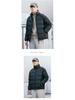 Men's 2025 Black Stand Collar Lightweight White Duck Down Jacket - Youth Thickened Short Outerwear