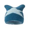 Women Hat Star Pattern Cat Ear Shape Thickened Warm Elastic Design Knitting Hat Outdoor Activities Headwear