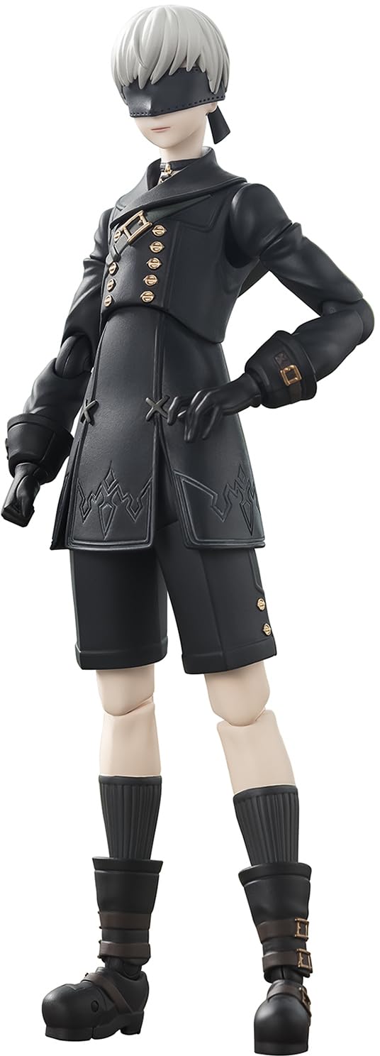 

TAMASHII NATIONS 9S Approximately 145mm PVC ABS Painted Movable Figure S.H.Figuarts NieRAutomata Ver1.1a &