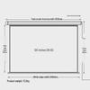 Deli Electric Projector Screen