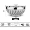 Xiang Dun 201 Stainless Steel Double-Layer Insulated Bowls
