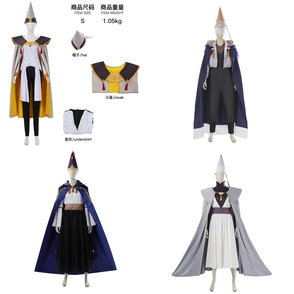Cappello da Strega Atelier Qifrey Costume Cosplay Con Tessuto in Poliestere Per Role Play Anime