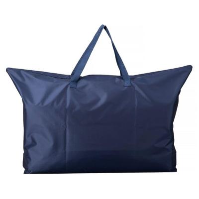 Saco para futon de soneca, repelente à água, azul marinho, para creche/jardim de infância, fecho de zíper, nylon.