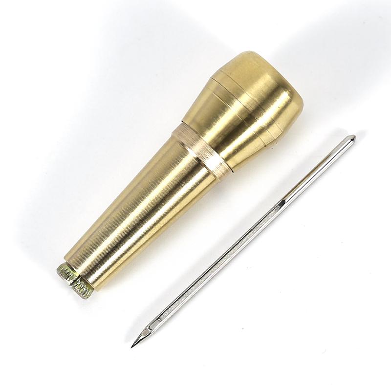 Shoe Repair Awl Set: Leather Punch, Hand Sewing Needles, and Thread