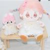 White Princess Dress & Headband Set for 20cm Cotton Doll