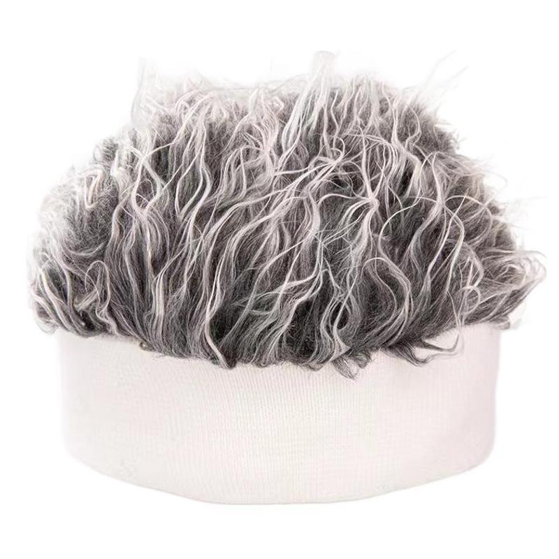 Hip Hop Wig Hat Korean Version Landlord Hat Retro Street Trendy Man Female Hats