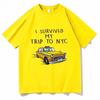 Pánské tričko ve stejném stylu jako Tom I Survived My Trip To NYC Potisk Top Ležérní Bavlněné Tričko Unisex Móda Telekineze Tričko