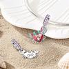 Original New In Red Crayfish Charm Beads Fits Bracelets Bangle Necklace For Women Luxury Diy Jewelry Fine Gifts