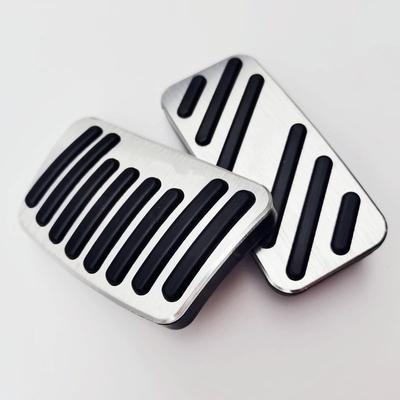 For Hyundai Venue Aluminum Alloy AT Car Foot Pedals Accelerator Brake Pedal Pad Cover Car Accessories 2pcs/set