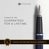 cross calais blue fountain pen medium nib with gift box at 0116 3 ms