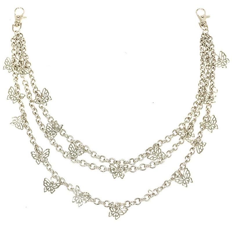 Ins Chain Accessories Waist Chain Belt Collocation Uniform Dress Belt Ladies Trouser Chain Accessories luxury Corset Belt 105CM