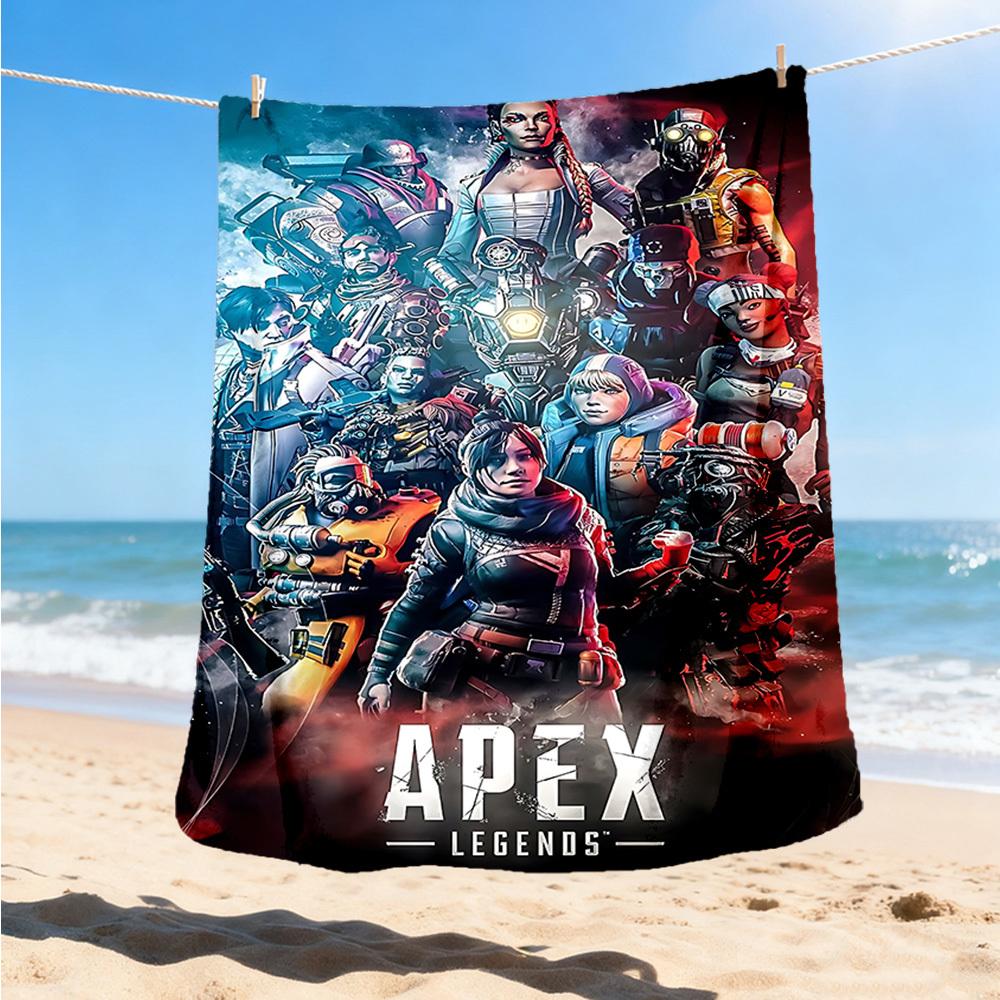 1pc Apex Legends Outdoor Flannel Blanket, Cozy & Warm Soft Te Playful Design, Napping Camping,