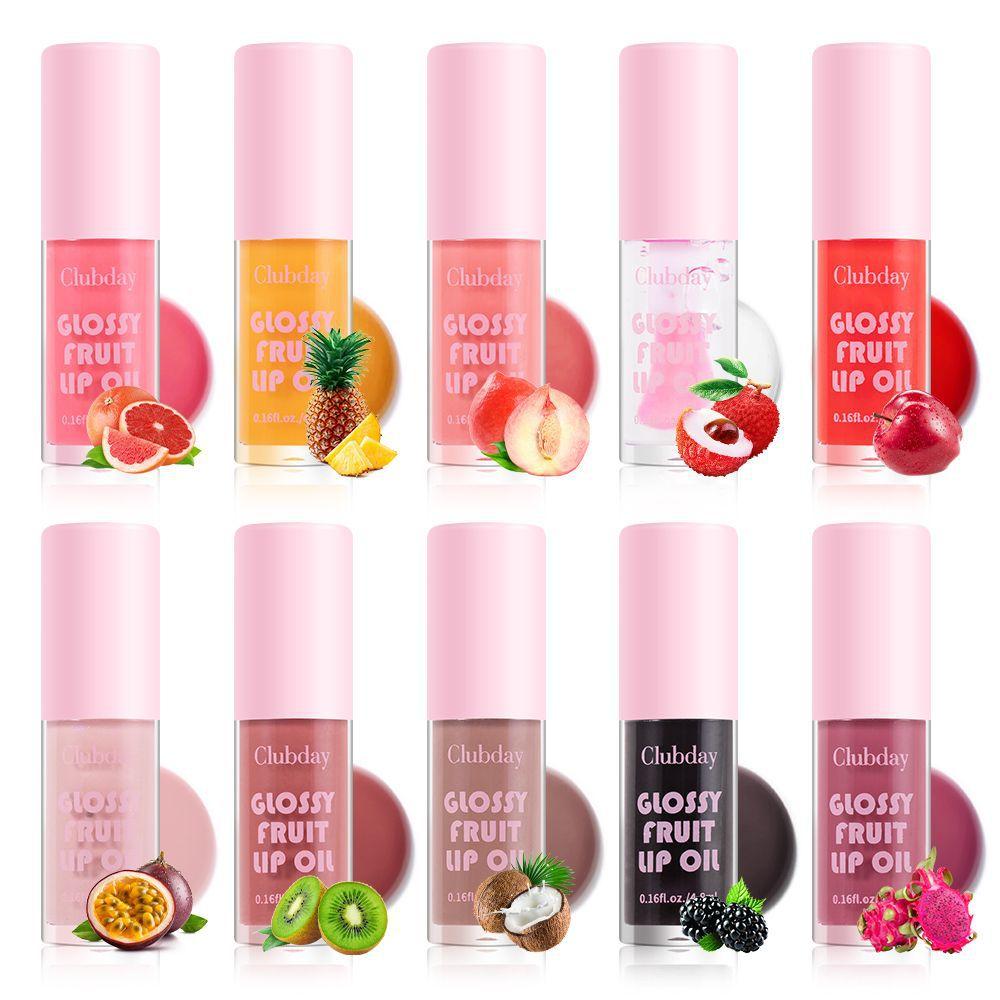 20 Farben Fruchtiges Perlen-Feuchtigkeitsspendendes Gelee-Lippenöl Langanhaltender feuchtigkeitsspendender Wasserglanz-Lipgloss Schimmernder, warmer Lippenfarbton