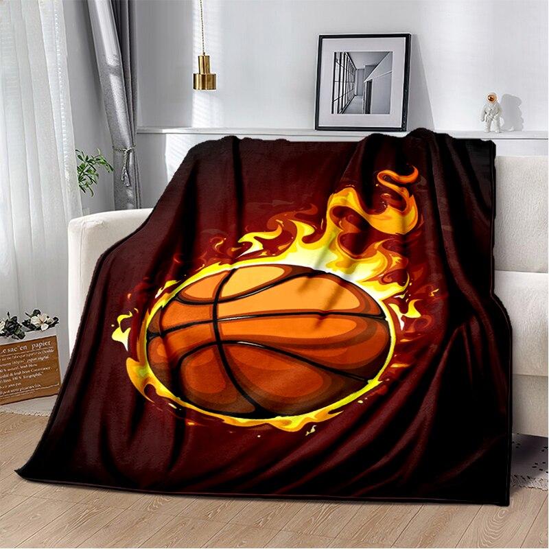 Fashion Basketball Blanket Custom Lightweight Thermal Insulation Blanket Sofa Blanket Bed Office  Blankets for Beds