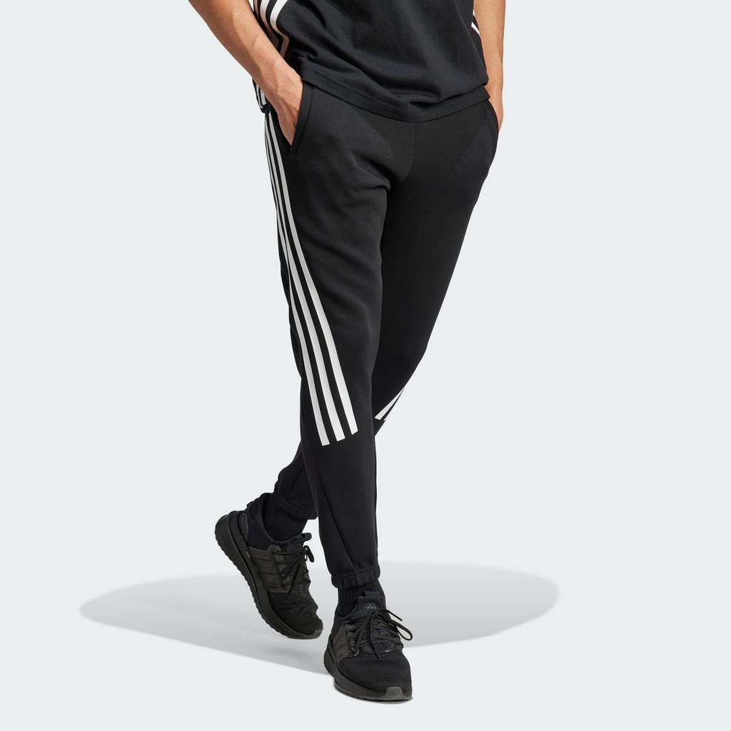 New Adidas Future Icons Tracksuit Bottoms Casual Pants Men's Black IT6347