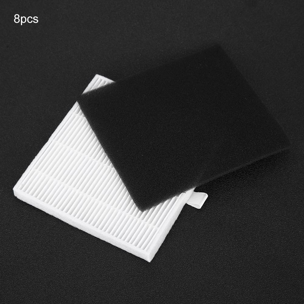 Staubsauger Aktivkohlefilter-Set Ersatz für Chuwi ILIFE V8S Roboter Mo E2Q7