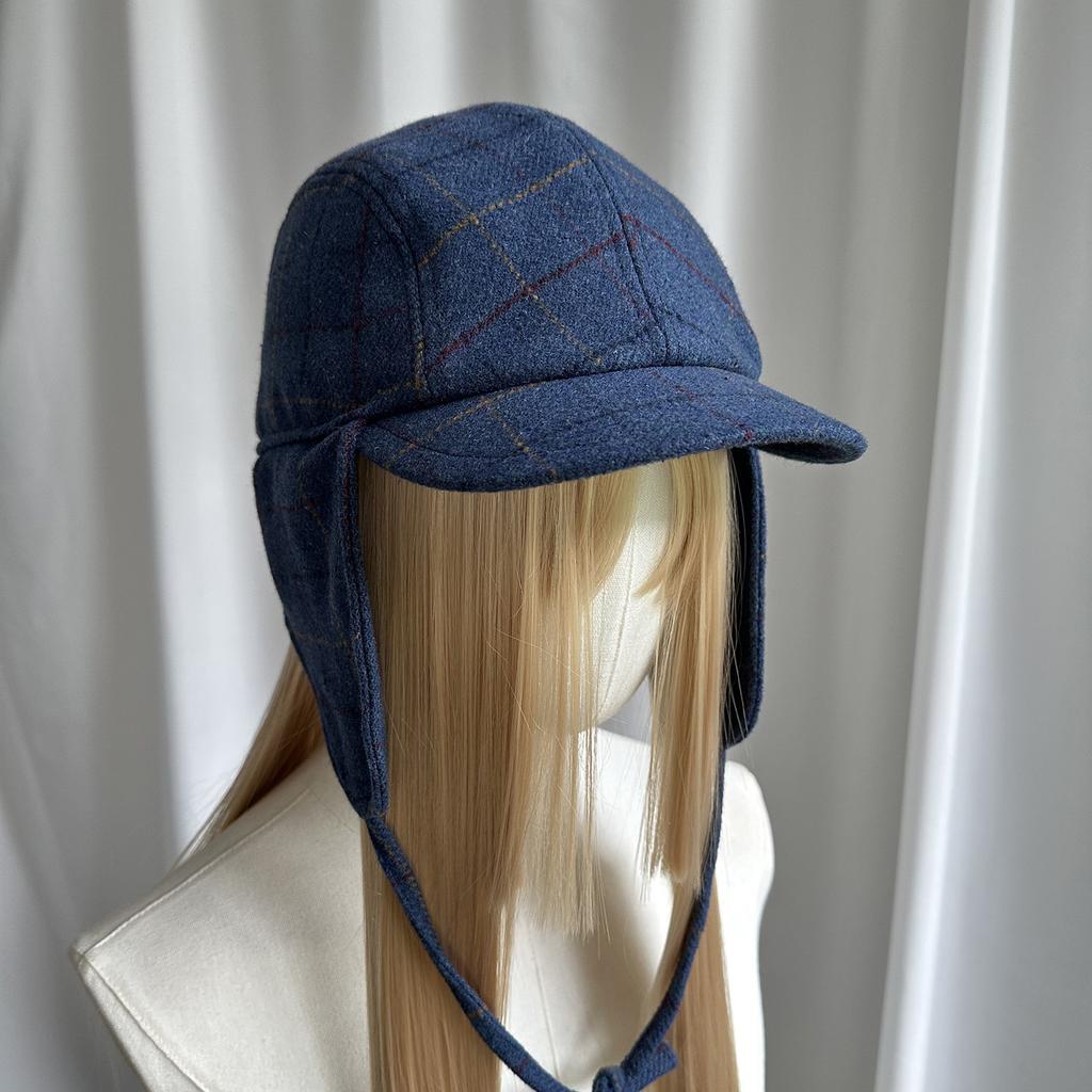 Women's New Winter Trapper Hat - Fashion Casual Plaid Earflap Cap Wide Brim Coldproof Outdoor Stylish Aviator Hat