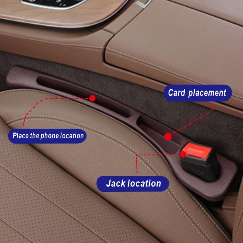 Protector pentru spațiul dintre scaunul auto și consola centrală pentru a preveni căderea cheii, cardului, telefonului și a altor obiecte - Bandă de umplere pentru Nissan Qashqai J11 X-trail X trail T32 2014~2019