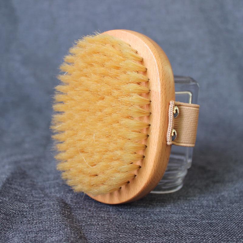 Yi Jian Jia Premium Beech Wood Pig Bristle Body & Massage Brush
