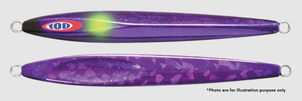 Jackall Metal Jig Anchovy Type 2 Slow Slide 200 Grams Purpl (0523)