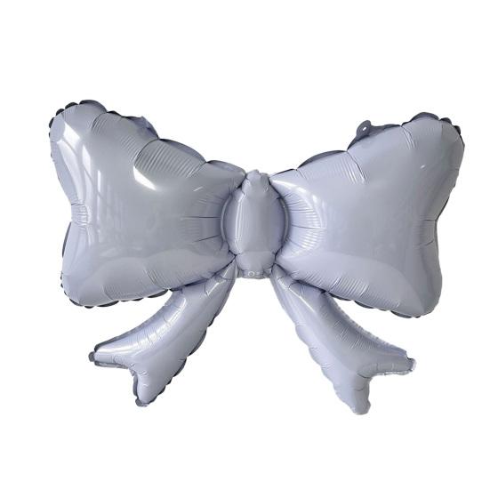 Bow Balloons Quick Inflate Balloon for Birthday Party Decorations Elegant Wedding Bridal Bachelorette Gender Reveal Photo Backdrop Foil Balloons