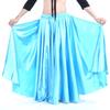 Big Swing Satin Belly Dance Skirt for Stage Performance