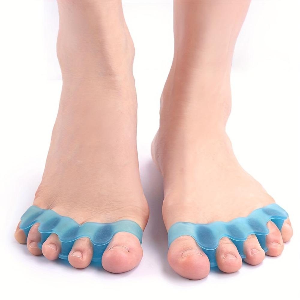1 Pair Soft Touch Silicone Toe Spacers, Reusable Toe Spacers for Feet