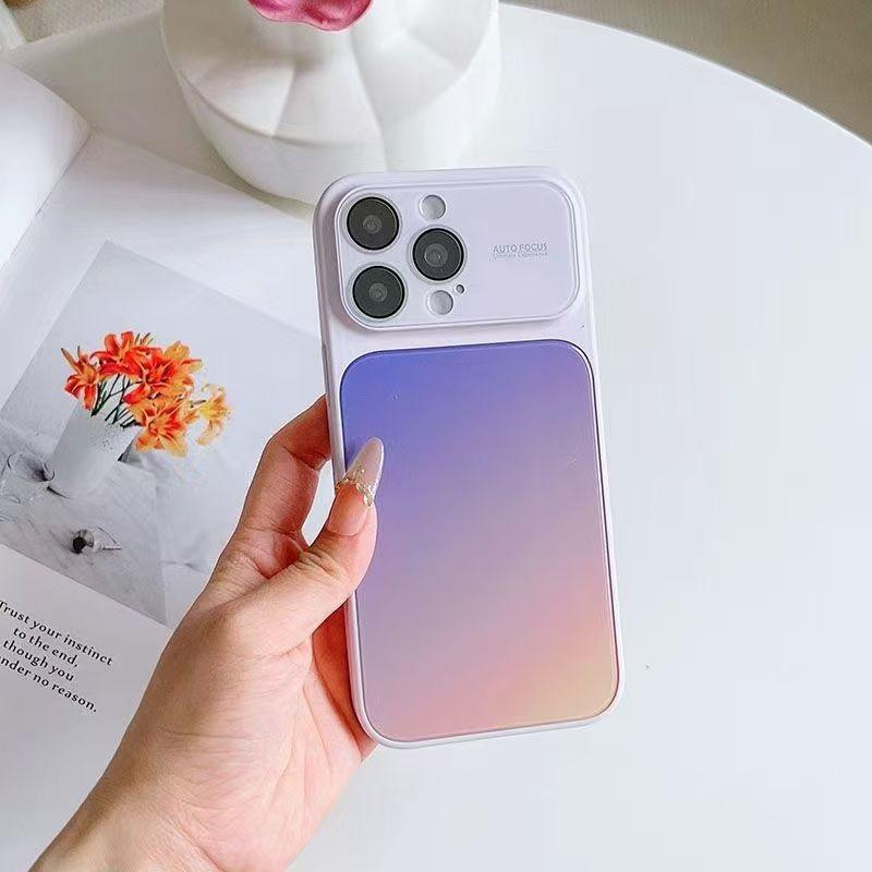Applicable to Apple 11promax mobile phone case gradual change glass 11Pro ultra-thin anti-drop 11 with its own lens film 11/11