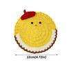 Handmade Crochet Craft Crochet Animal Coaster Non-slip Base Animal Shape Design Knitted Drink Coaster Creative Cartoon Style
