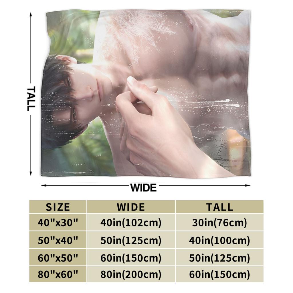 Super Soft Love and Deepspace Zayne Throw Blanket Premium Fleece Flannel Lightweight Blanket Cozy Plush Bedspread All Season