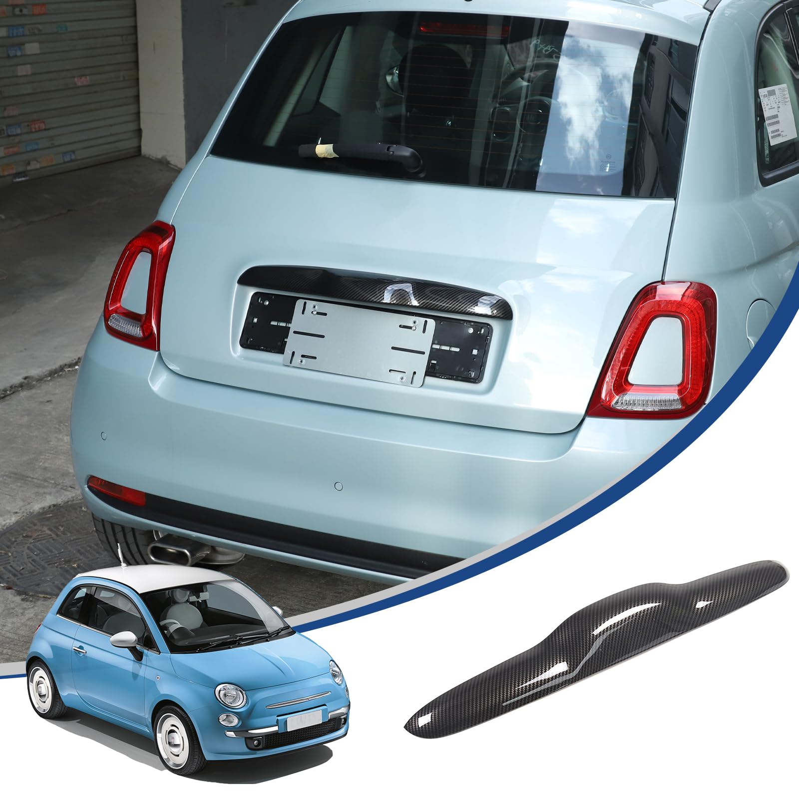 

Hcilloend Rear Door Handle Door Handle Door Handle Door Handle Easy Decorative Exterior Custom Car Supplies Fiber Frame, Grip, Trim, Frame, Cover,